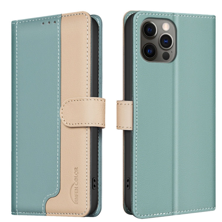 Color Matching RFID Anti-theft Leather Phone Case, For iPhone 16, For iPhone 15 Pro Max, For iPhone 15 Pro, For iPhone 15 Plus / 14 Plus
