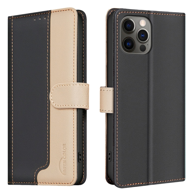 Color Matching RFID Anti-theft Leather Phone Case, For iPhone 16, For iPhone 15 Pro Max, For iPhone 15 Pro, For iPhone 15 Plus / 14 Plus