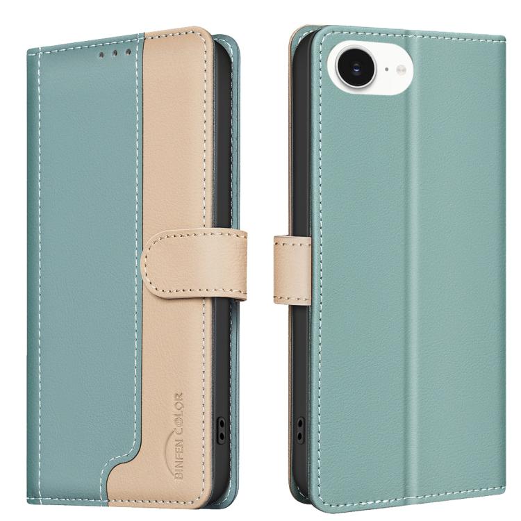 Color Matching RFID Anti-theft Leather Phone Case, For iPhone 17e / 16e, For iPhone 17 Pro Max, For iPhone 17 Pro, For iPhone 17