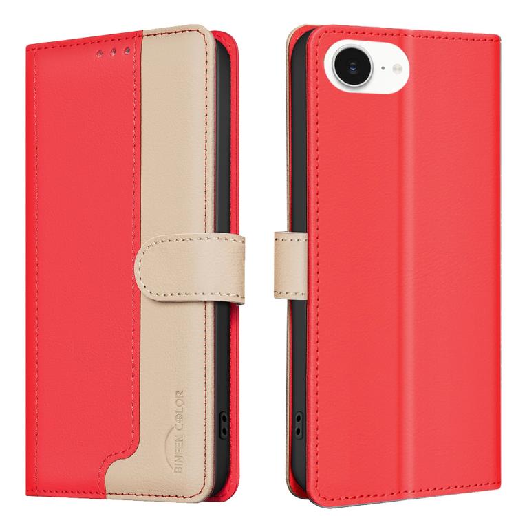 Color Matching RFID Anti-theft Leather Phone Case, For iPhone 17e / 16e, For iPhone 17 Pro Max, For iPhone 17 Pro, For iPhone 17