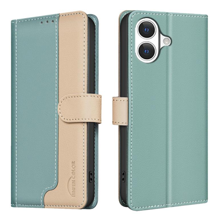 Color Matching RFID Anti-theft Leather Phone Case, For iPhone 17e / 16e, For iPhone 17 Pro Max, For iPhone 17 Pro, For iPhone 17