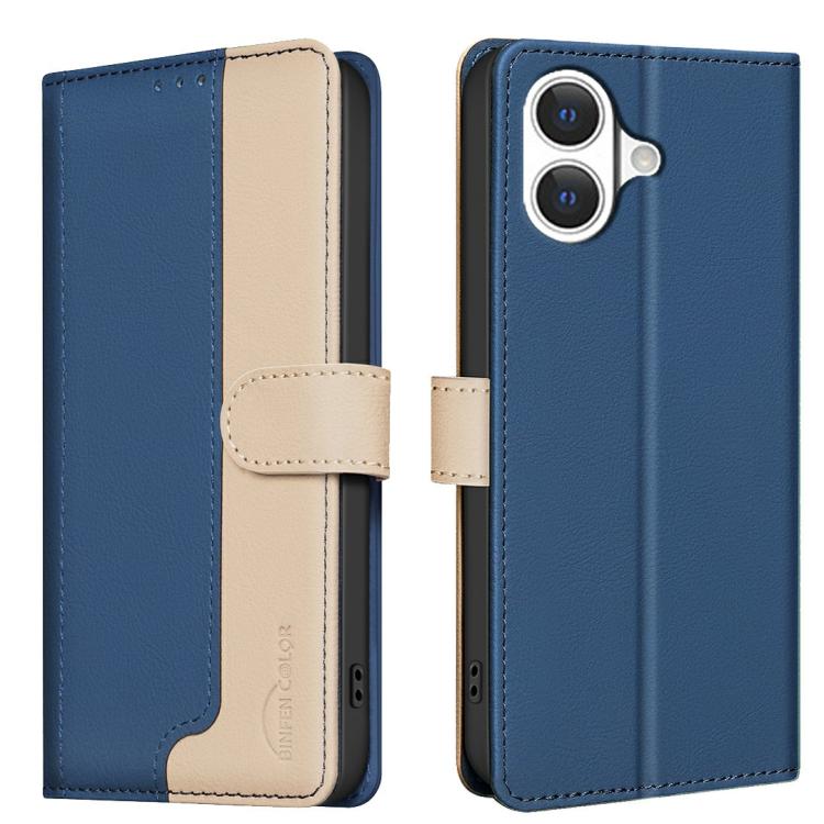 Color Matching RFID Anti-theft Leather Phone Case, For iPhone 17e / 16e, For iPhone 17 Pro Max, For iPhone 17 Pro, For iPhone 17