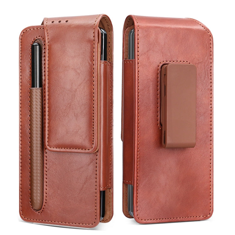 VIETAO Retro Thinking Series PU Shockproof Phone Bag, Without Pen, For Samsung Galaxy Z Flip 3 / 4 / 5 / 6, For Samsung Galaxy Z Fold 3 / 4 / 5 / 6