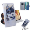 Coloured Drawing Horizontal Flip Leather Case, with Holder & Card Slots & Wallet, For Samsung Galaxy Note 20, For Samsung Galaxy Note 20 Ultra