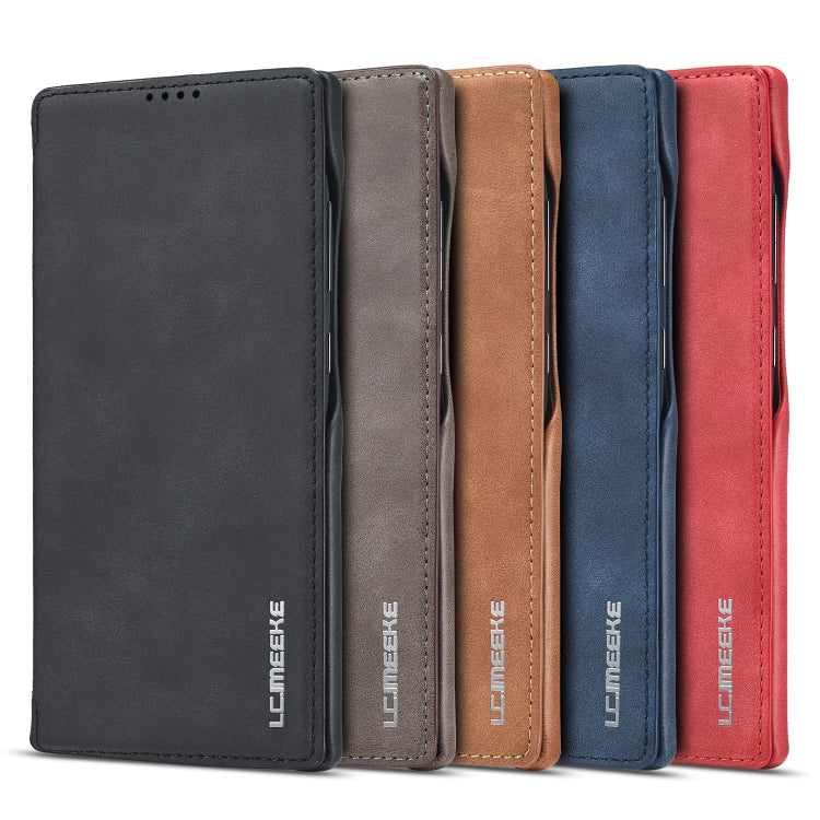 LC.IMEEKE Hon Ancient Series Horizontal Flip Leather Case with Holder & Card Slot, For Samsung Galaxy Note20 Ultra, For Samsung Galaxy A11 EU Version