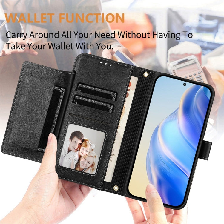 Multi-Card Slots Zipper Wallet Leather Phone Case, For iPhone 14 Pro Max, For iPhone SE 2022 / 2020 / 8 / 7, For iPhone 13 Pro Max, For iPhone 13 Pro