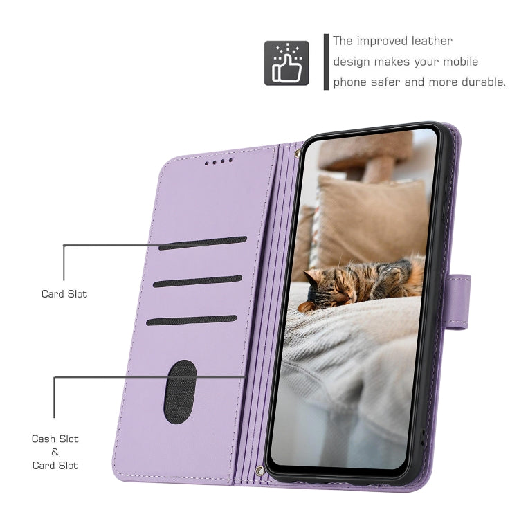 Embossed Kitten Phone Leather Case with Lanyard, For Motorola Moto G14, For Motorola Moto G Stylus 2023 4G, For Motorola Edge 40