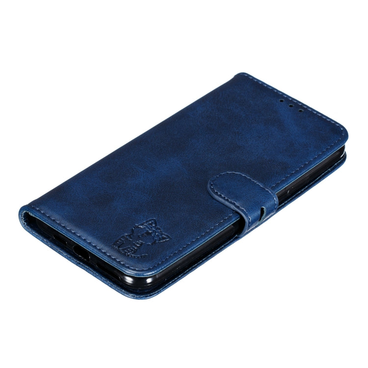 Embossed Happy Cat Pattern Horizontal Flip Leather Case with Holder & Card Slots & Wallet & Photo Frame, For iPhone 12 mini, For iPhone 12 / 12 Pro, For iPhone 12 Pro Max
