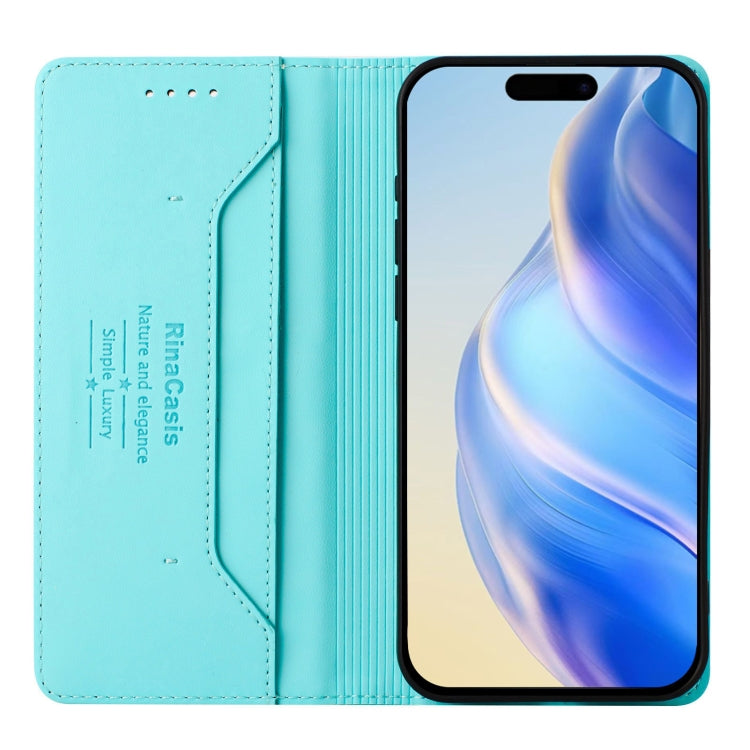 RC01 Dual-Folded Magnetic Suction RFID Leather Phone Case, For iPhone 14 Pro, For iPhone 14 Pro Max, For iPhone 7 / 8 / SE 2022