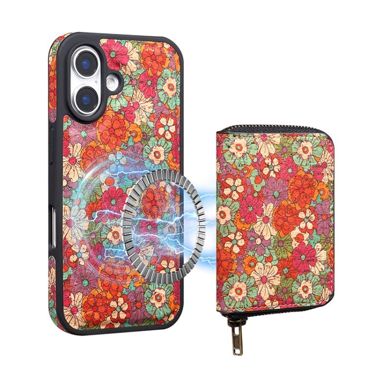 Denior D23 MagSafe Detachable Zipper Wallet Holder Phone Case, For iPhone 16 Pro Max, For iPhone 16 Pro, For iPhone 16 Plus, For iPhone 16, For iPhone 15 Pro Max, For iPhone 15 Pro, For iPhone 15 Plus, For iPhone 15