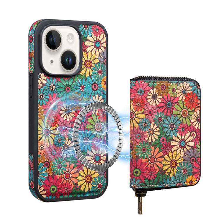 Denior D23 MagSafe Detachable Zipper Wallet Holder Phone Case, For iPhone 14 Plus, For iPhone 14, For iPhone 14 Pro, For iPhone 14 Pro Max, For iPhone 13 Pro Max, For iPhone 13 Pro, For iPhone 13, For iPhone 12