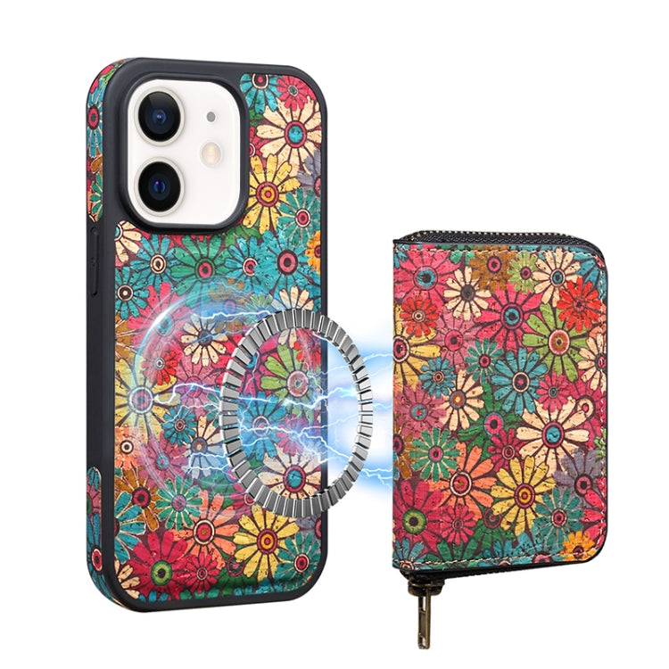 Denior D23 MagSafe Detachable Zipper Wallet Holder Phone Case, For iPhone 14 Plus, For iPhone 14, For iPhone 14 Pro, For iPhone 14 Pro Max, For iPhone 13 Pro Max, For iPhone 13 Pro, For iPhone 13, For iPhone 12