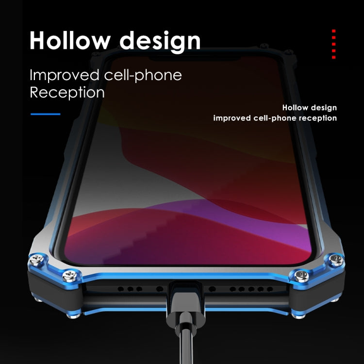 R-JUST Shockproof Armor Metal Protective Case, For iPhone 12 / 12 Pro, For iPhone 12 Pro Max