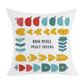River Fish Printed Sofa Pillow Case No Core Print On Your Demand, 50x50cm, 60x60cm