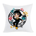 Girl Printed Sofa Pillow Case No Core Print On Your Demand, 35x35cm, 40x40cm, 45x45cm