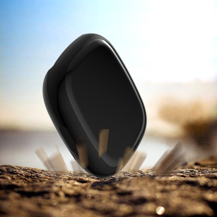 For Fitbit Versa 3 / Versa Sense Plating Full Package TPU Protective Case(Black)