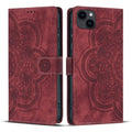 Mandala Embossed Retro Frosted Leather Phone Case, For iPhone 12 mini / 13 mini, For iPhone 12 / 12 Pro, For iPhone 12 Pro Max, For iPhone 11 Pro Max