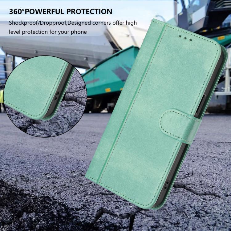 Line Splicing Buckle Retro Leather Phone Case, For iPhone X / XS, For iPhone XR, For iPhone XS Max