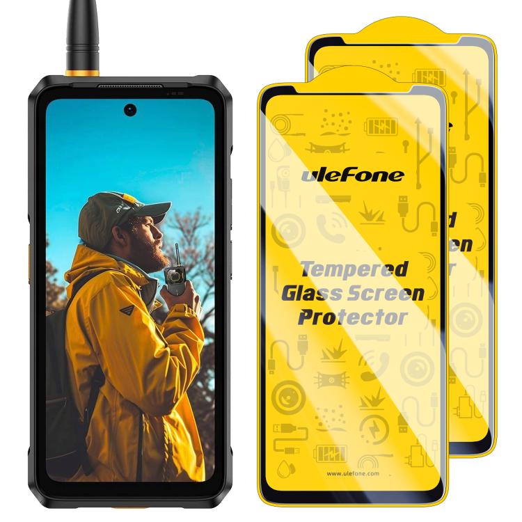 2pcs / Pack Ulefone 9H HD Anti Fingerprint Tempered Glass Screen Protector, For Ulefone Armor 30 / 30 Pro, For Ulefone Armor 34 Pro Projector, For Ulefone Armor X16 / X16 Pro, For Ulefone Armor X32 / X32 Pro 5G, For Ulefone Armor 28 Ultra / Armor 28 Pr...