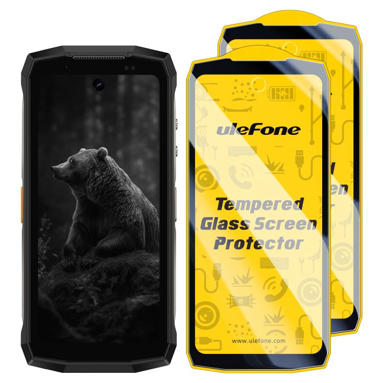 2pcs / Pack Ulefone 9H HD Anti Fingerprint Tempered Glass Screen Protector, For Ulefone Armor 30 / 30 Pro, For Ulefone Armor 34 Pro Projector, For Ulefone Armor X16 / X16 Pro, For Ulefone Armor X32 / X32 Pro 5G, For Ulefone Armor 28 Ultra / Armor 28 Pr...