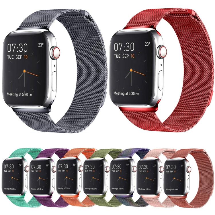 xDfind Milanese Loop Magnetic Metal Watch Band, For Apple Watch 46mm / 49mm / 45mm / 44mm, For Apple Watch 42mm / 41mm / 40mm / 38mm