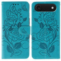 Rose Butterfly Embossed Leather Phone Case, For iPhone Air