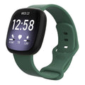 For Fitbit Versa 4 / Versa 3 / Sense2 / Sense xDfind Silicone Watch Band, S