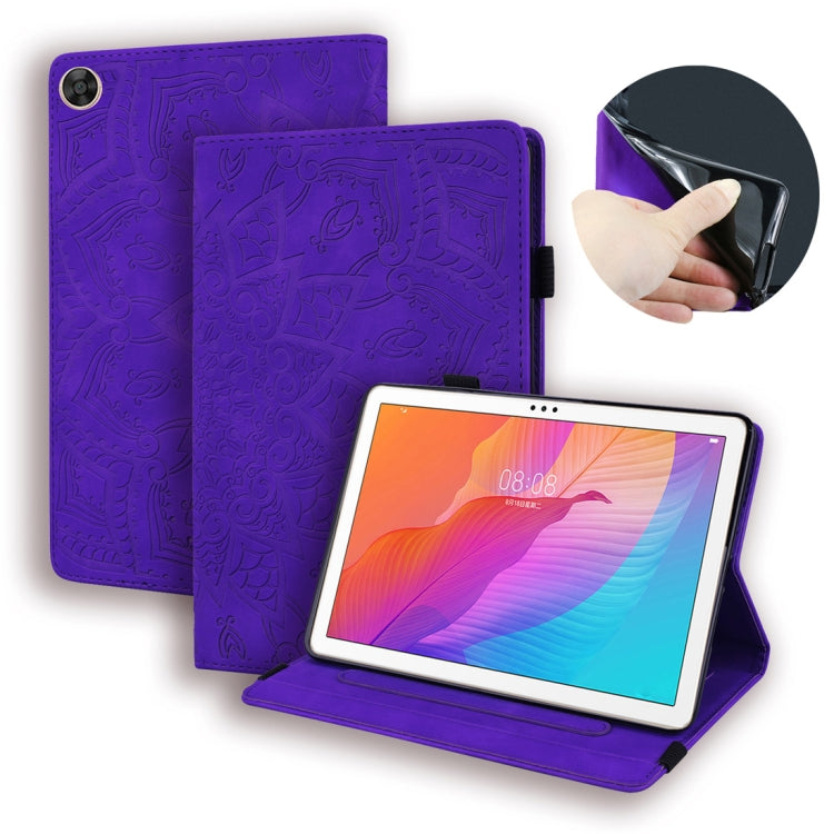 Calf Texture Embossed Horizontal Flip Leather Case with Holder & Card Slots & Photo Frame, For Huawei Enjoy Tablet 2, For Huawei MatePad 10.8, For Amazon Fire HD 8 (2020)