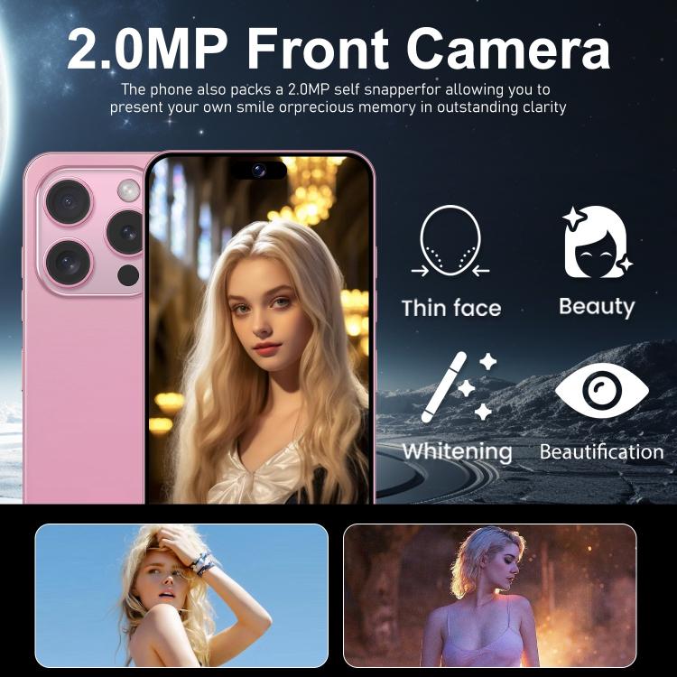 I16 Pro Max / VD1, 3GB+32GB, 6.8 inch Android 10 MTK6753 Octa Core, Network: 4G, Dual SIM, EU Plug, US Plug, UK Plug