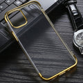 Three Stage Electroplating TPU Protective Soft Case, For iPhone 12 Pro Max