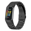 xDfind Three Beads Quick Release Metal Watch Band, For Fitbit Charge 6 / 5, For Fitbit Inspire 3, For Fitbit Versa 4 / 3 / Sense2 / 1, For Fitbit Charge 4 / 3