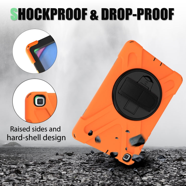 Shockproof Colorful Silicone + PC Protective Case with Holder & Hand Grip Strap, For Samsung Tab A 8.0(2019) T290 / T295, For Samsung Galaxy Tab Active Pro T540 / T545 / Tab Active4 Pro...
