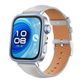xDfind Flat Head Black Shark Fine Grain Leather Watch Band, For Huawei Watch Fit 5 / Fit 5 Pro 20mm, For Huawei Watch D2 22mm