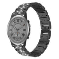 xDfind Diamond Jewelry Stainless Steel Watch Band, For Fossil Q Machine Hybrid Watch 22mm