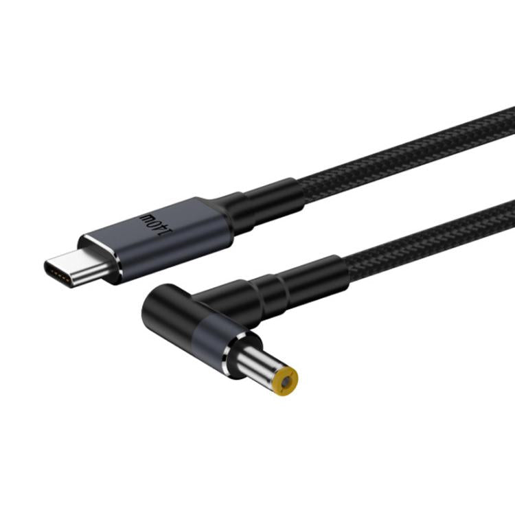 1.8m 140W Type-C to DC Laptop Charging Cable, DC4.5x3.0mm For DELL, DC4.5x3.0mm For HP, DC4.5x3.0mm For ASUS, DC7.4x5.0mm For DELL, DC7.4x5.0mm For HP, DC5.5x2.1mm 28V5A, DC5.5x2.1mm 20V7A, DC5.5x2.5mm 28V5A, DC5.5x2.5mm 20V7A, DC6.0x3.7mm 20V7A