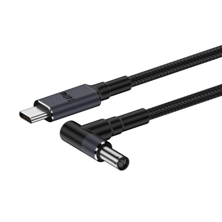 1.8m 140W Type-C to DC Laptop Charging Cable, DC4.5x3.0mm For DELL, DC4.5x3.0mm For HP, DC4.5x3.0mm For ASUS, DC7.4x5.0mm For DELL, DC7.4x5.0mm For HP, DC5.5x2.1mm 28V5A, DC5.5x2.1mm 20V7A, DC5.5x2.5mm 28V5A, DC5.5x2.5mm 20V7A, DC6.0x3.7mm 20V7A