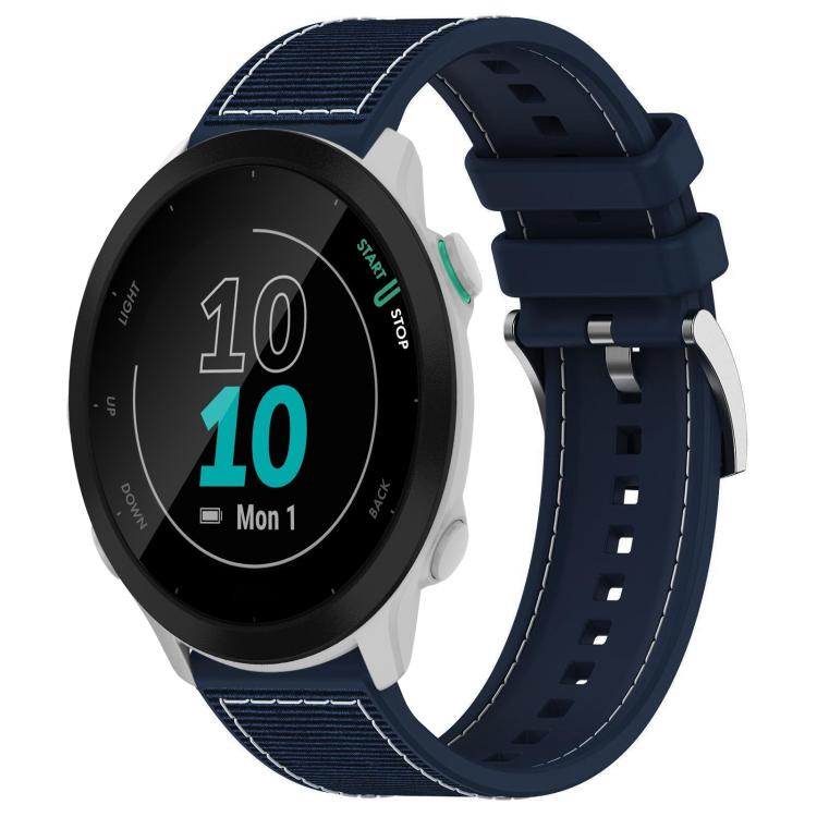xDfind Hybrid Nylon Braid Silicone Watch Band, 22mm For Garmin Forerunner 570 47mm/935/945, 20mm For Garmin Forerunner 570 42mm/245/645, 20mm For Garmin?Vivomove?Sport/Vivoactive5/3, 22mm For Garmin Venu 3 / Vivoactive 4