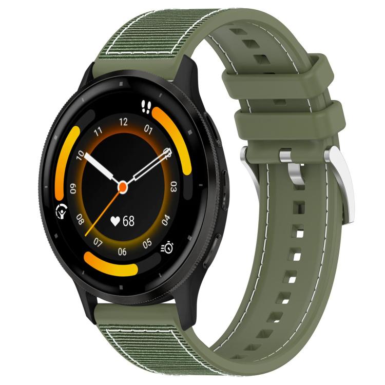 xDfind Hybrid Nylon Braid Silicone Watch Band, 22mm For Garmin Forerunner 570 47mm/935/945, 20mm For Garmin Forerunner 570 42mm/245/645, 20mm For Garmin?Vivomove?Sport/Vivoactive5/3, 22mm For Garmin Venu 3 / Vivoactive 4