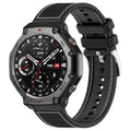 xDfind Hybrid Nylon Braid Silicone Watch Band, For Amazfit T-Rex 3 22mm