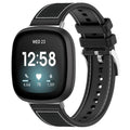 xDfind Hybrid Nylon Braid Silicone Watch Band, For Fitbit Versa 4/Versa3/Sense2/Sense 20mm, For Fitbit Versa 2/Versa/Versa Lite 22mm