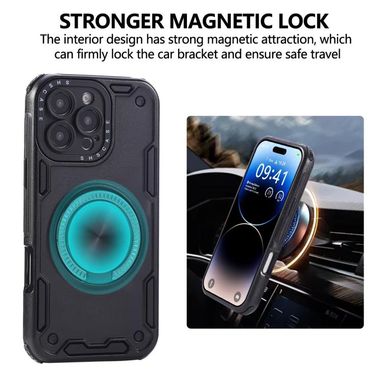 Three-core Mecha 360 Degree Rotation Magnetic Holder Phone Case, For iPhone 15 Pro Max, For iPhone 15, For iPhone 14, For iPhone 14 Pro Max, For iPhone 13 Pro Max, For iPhone 13