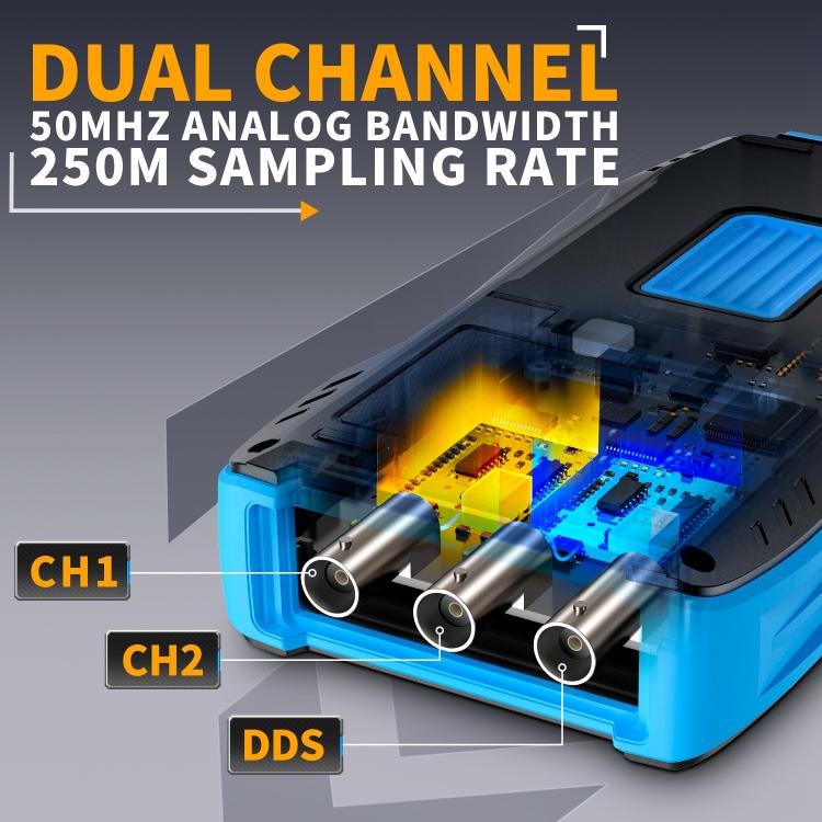 FNIRSI 2C53T Dual Channel 50M Digital Multimeter, Standard Version, High-end Version