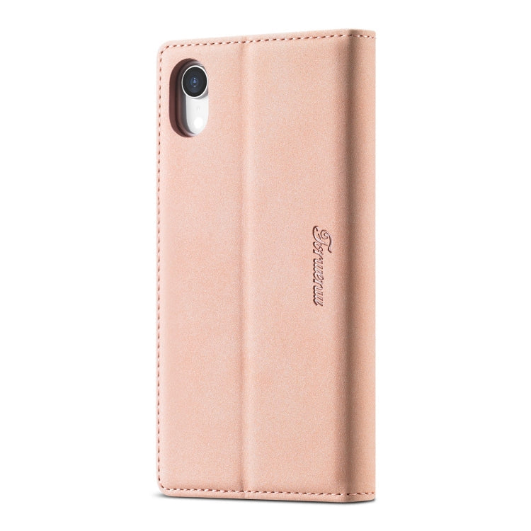 Forwenw F1 Series Matte Strong Magnetism Horizontal Flip Leather Case with Holder & Card Slots & Wallet & Photo Frame, For iPhone XR