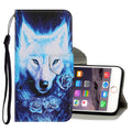 Coloured Drawing Pattern Horizontal Flip PU Leather Case with Holder & Card Slots & Wallet & Lanyard, For iPhone 8 & 7