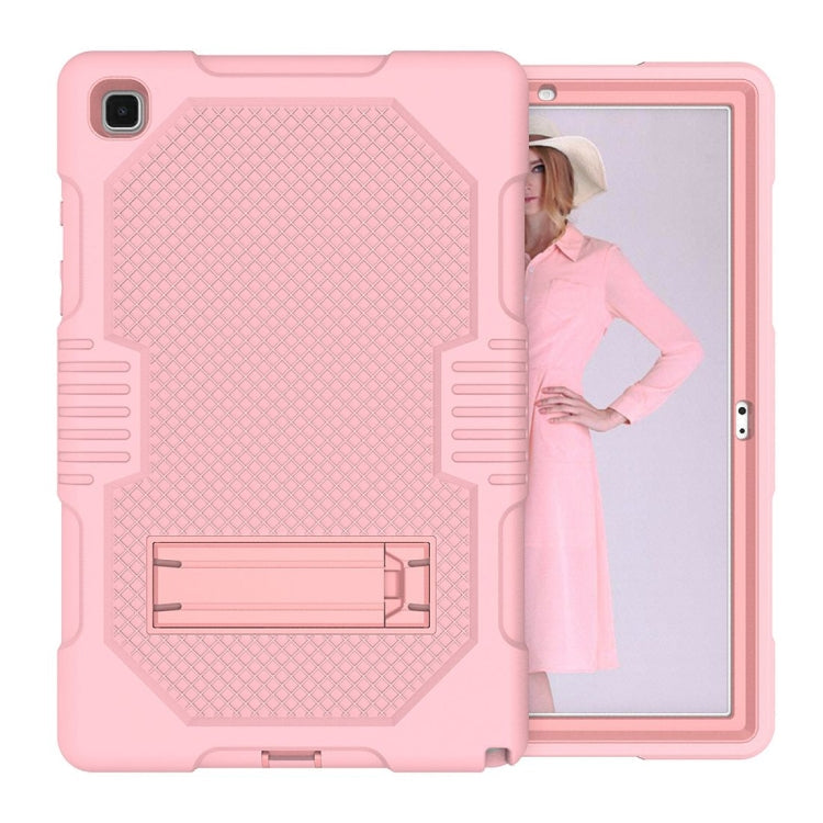 Contrast Color Robot Shockproof Silicon + PC Protective Case with Holder & Pen Slot, For Samsung Galaxy Tab A7 10.4 (2020) T500 / T505
