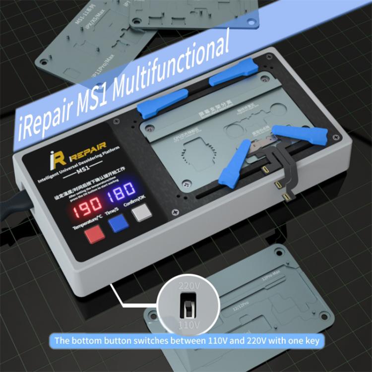 Mijing MS1 Intelligent Desoldering Platform for iPhone X-16 Pro Max, US Plug, EU Plug
