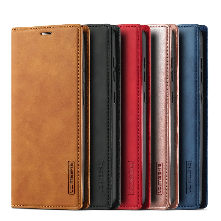 LC.IMEEK Strong Magnetism Ultra-thin Horizontal Flip Shockproof Matte TPU + PU Leather Case with Holder & Card Slots & Wallet, For Samsung Galaxy A11 / M11, For Samsung Galaxy A21s, For Samsung Galaxy A71 / M70s, For Samsung Galaxy A51 / M40s