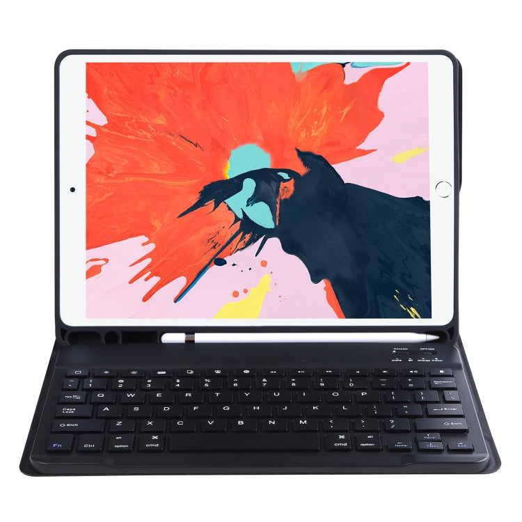 T098B Integrated Ultra-thin Candy Colors Bluetooth Keyboard Protective Case for iPad Air 11 2024 / 2025 / Air 4 10.9 inch 2020, with Stand & Pen Slot, T098B