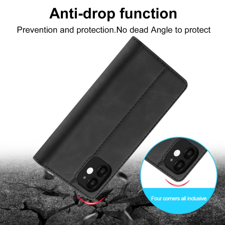 LC.IMEEKE Strong Magnetism Ultra-thin Horizontal Flip Shockproof Matte TPU + PU Leather Case with Holder & Card Slots & Wallet, For iPhone 12 mini, For iPhone 12 / 12 Pro, For iPhone 12 Pro Max, For iPhone 12 Pro, For iPhone XS / X
