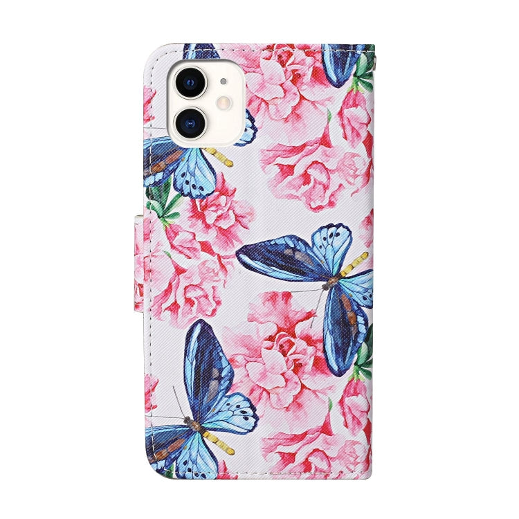 Colored Drawing Pattern Horizontal Flip Leather Case with Holder & Card Slots & Wallet, For iPhone 12 mini, For iPhone 12 / 12 Pro